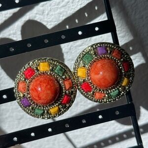 Vintage Clip On Earrings